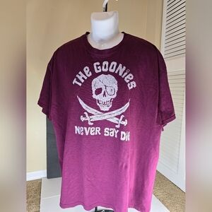 The Goonies Graphic T-Shirt – Men’s Size 2XL – Burgundy Red